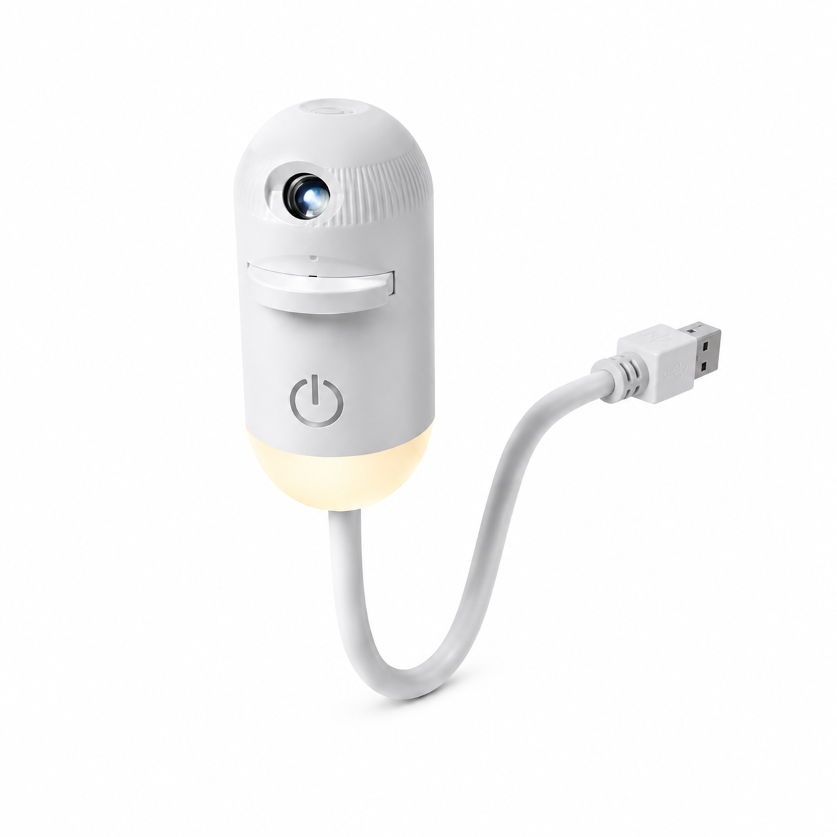 2-in-1 Galaxy Star Projector Night Light – USB Powered